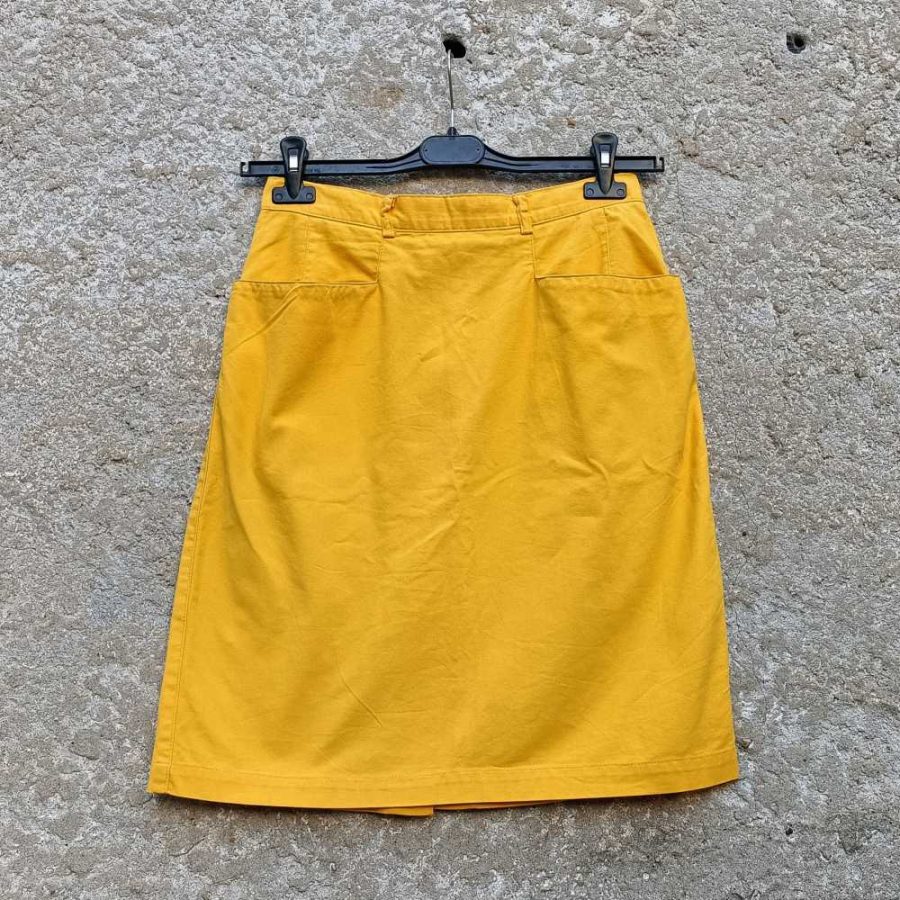 United Colors of Benetton 1980s gonna gialla - immagine 6