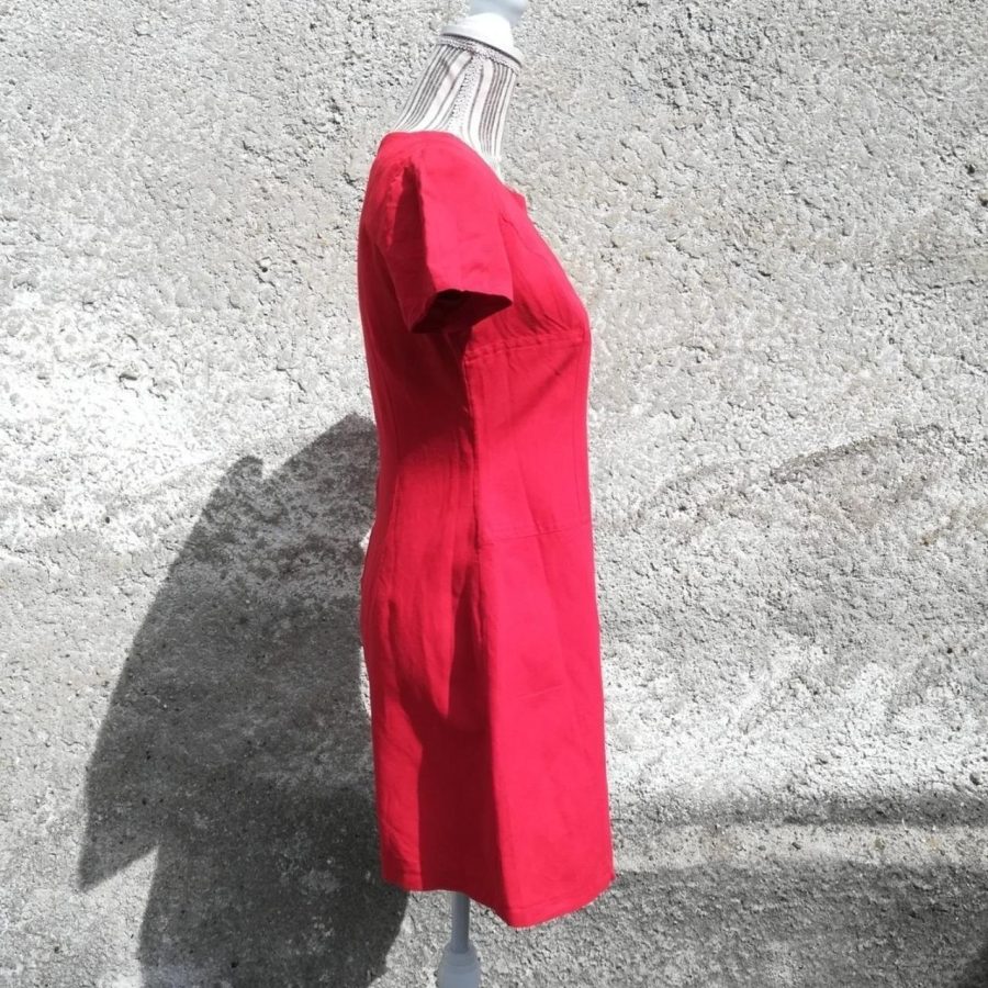 Vestito rosso vintage anni 90 - immagine 4