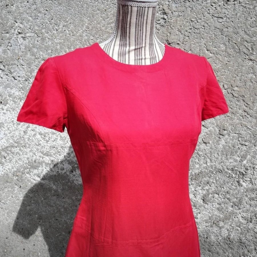 Vestito rosso vintage anni 90 - immagine 2