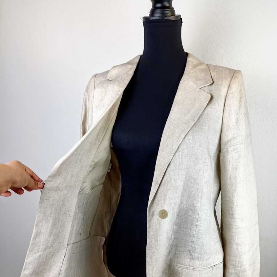 Blazer lino vintage 90s
