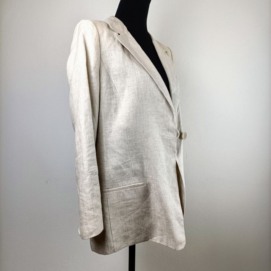 Blazer lino oversize