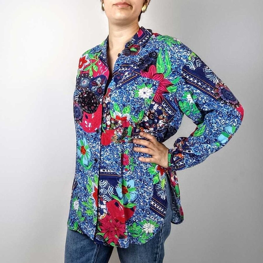 Kenzo vintage camicia fantasia Pomella Vintage shop online