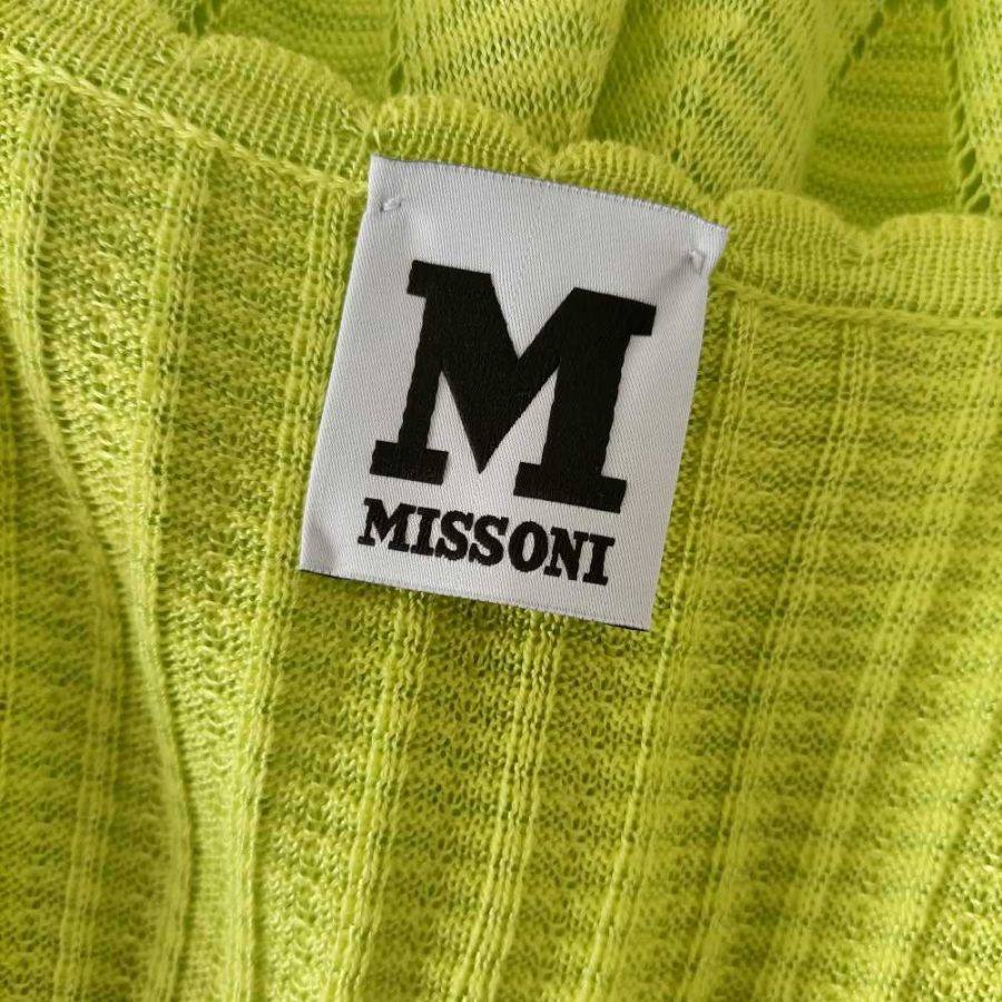 Missoni vestito verde tricot