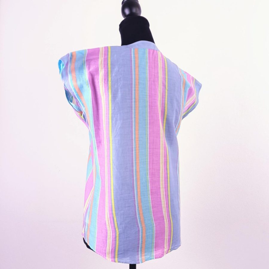 Camicia vintage a righe Roberto Capucci - immagine 7