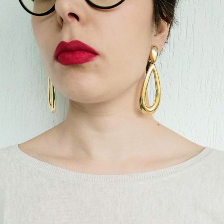 orecchini a clip dorati