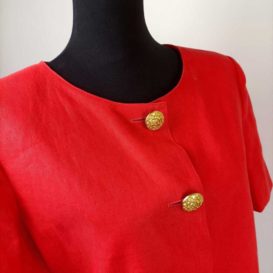 Blazer marella rosso vintage - immagine 6