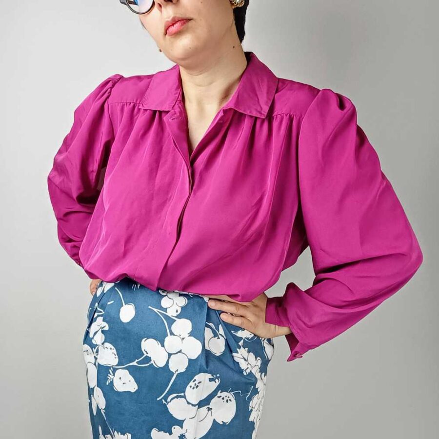 Camicia color ciclamino Liolà - immagine 3