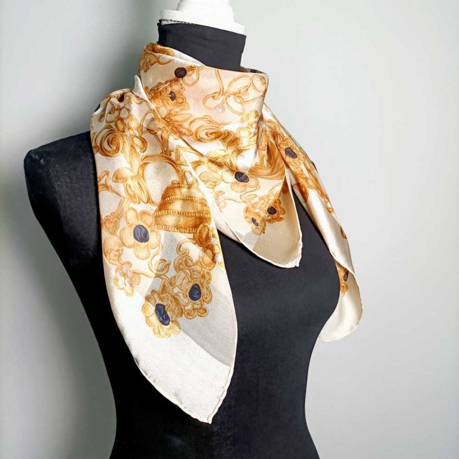 foulard seta vintage