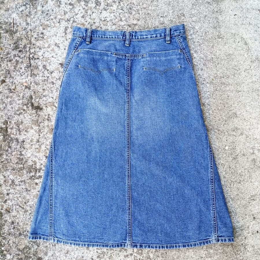 gonna denim midi
