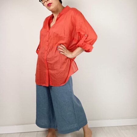 pantaloni lino donna