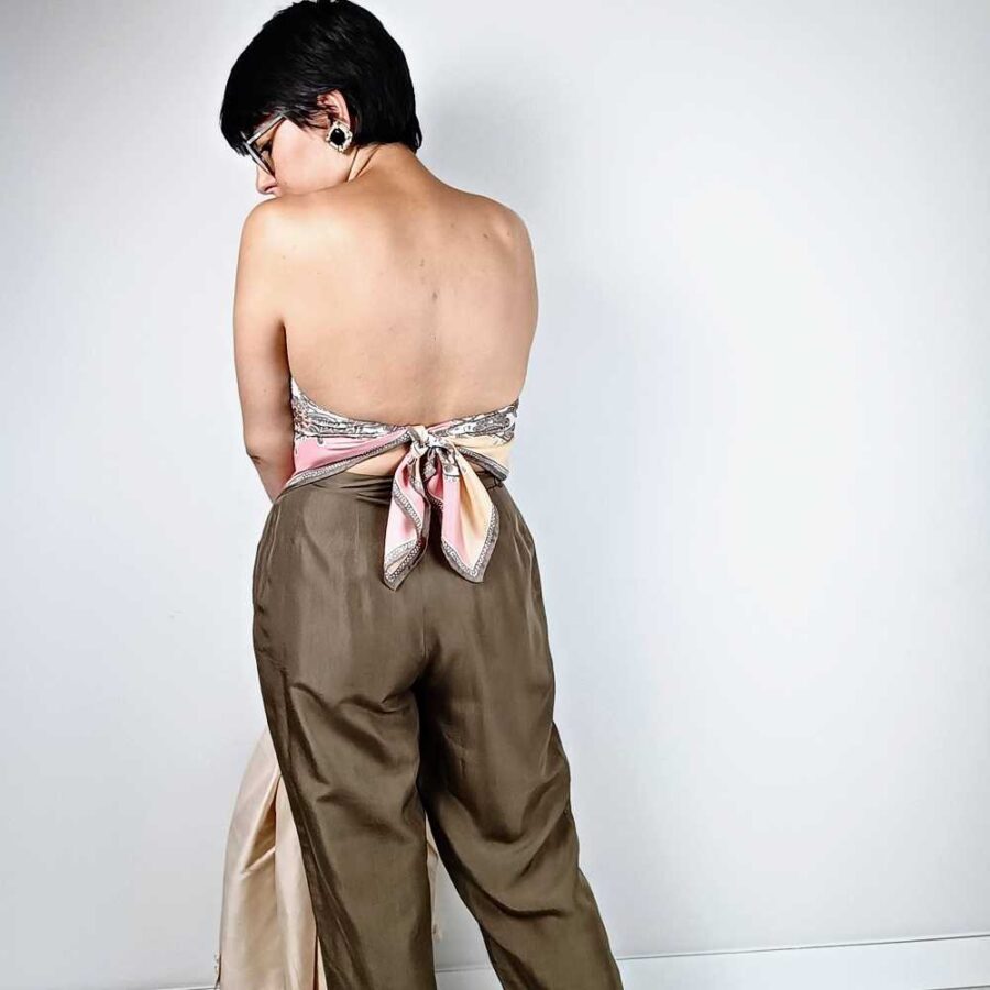 pantaloni casual vintage