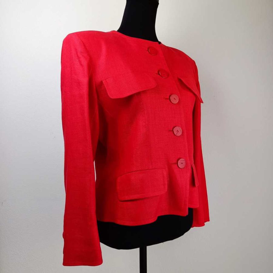 blazer rosso vintage