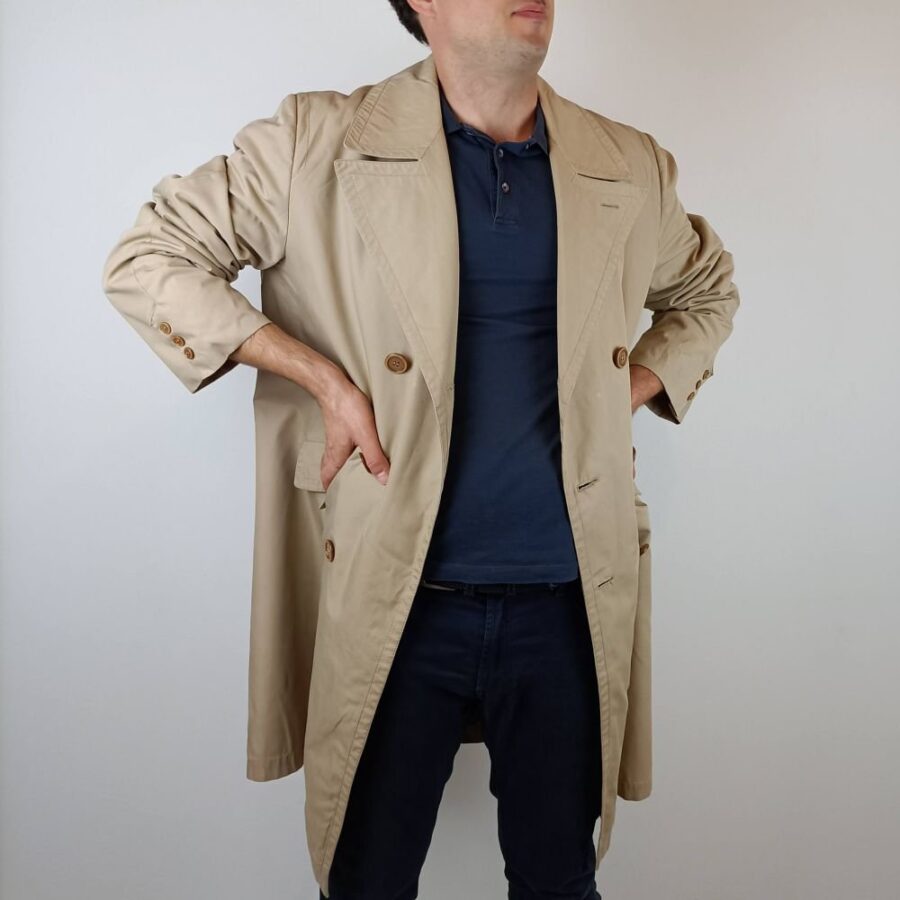 Balmain uomo vintage trench - immagine 3