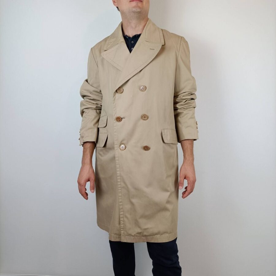 Balmain uomo vintage trench