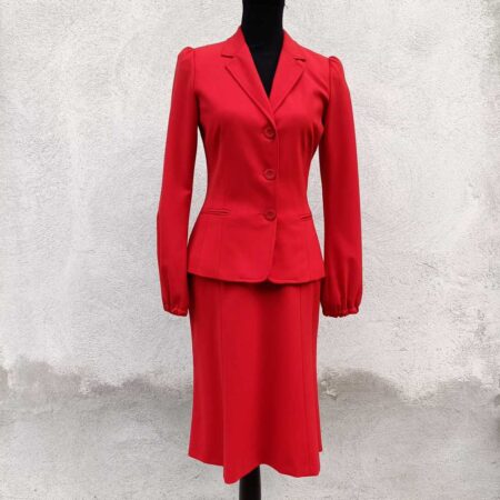 Moschino tailleur rosso preloved