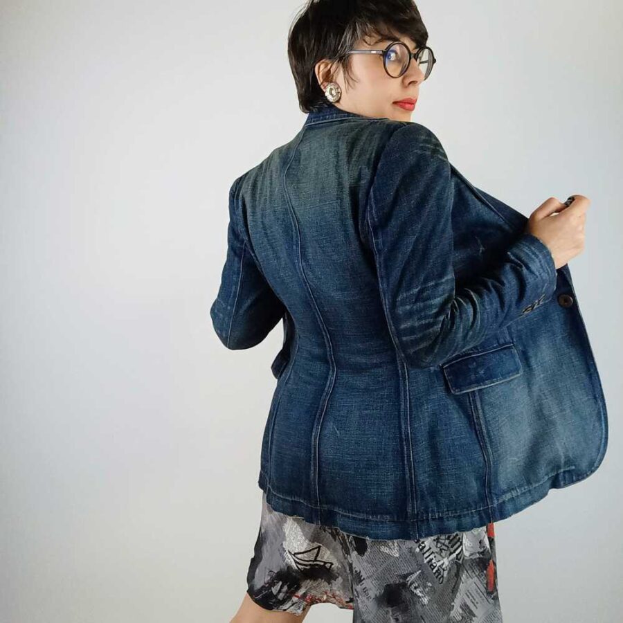 Ralph Lauren blazer denim preloved - immagine 2