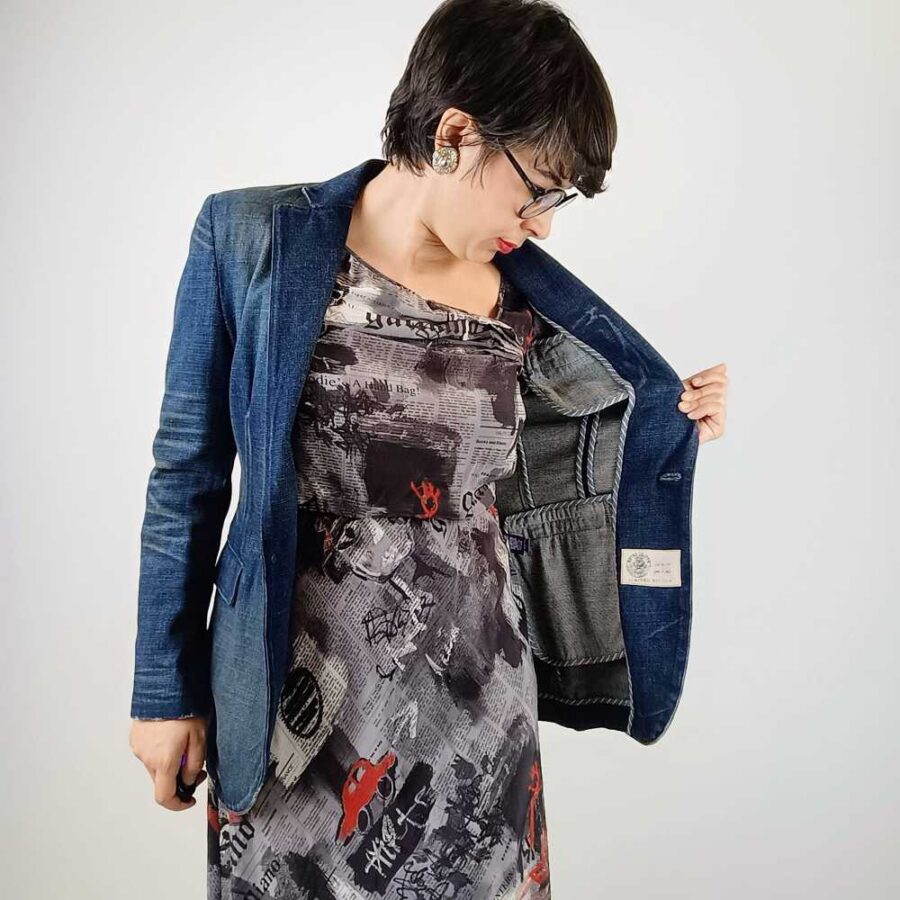 Ralph Lauren blazer denim preloved - immagine 3