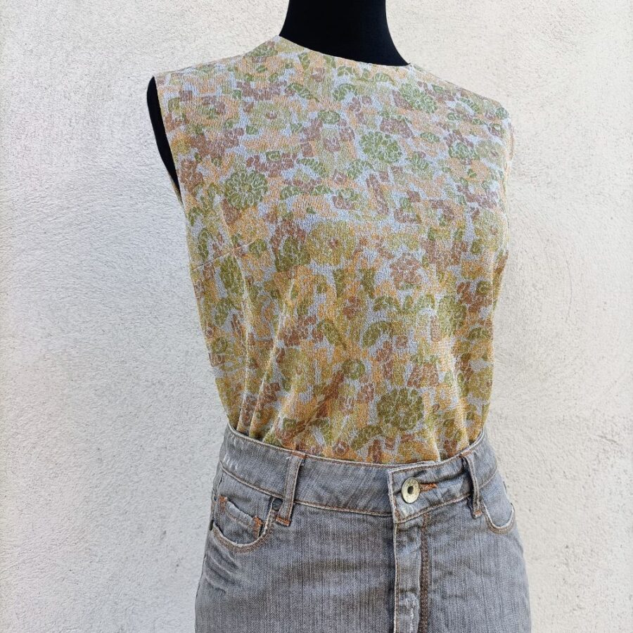 Luisa Spagnoli maglietta dorata vintage Pomella Vintage shop online