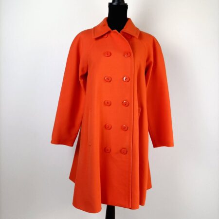 Cappotto Yves Saint Laurent vintage arancione