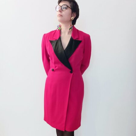 Christian Dior vintage tuxedo dress
