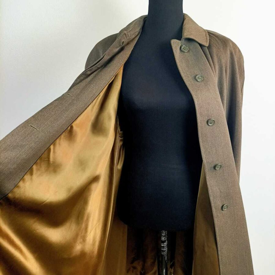 cappotto cachi vintage