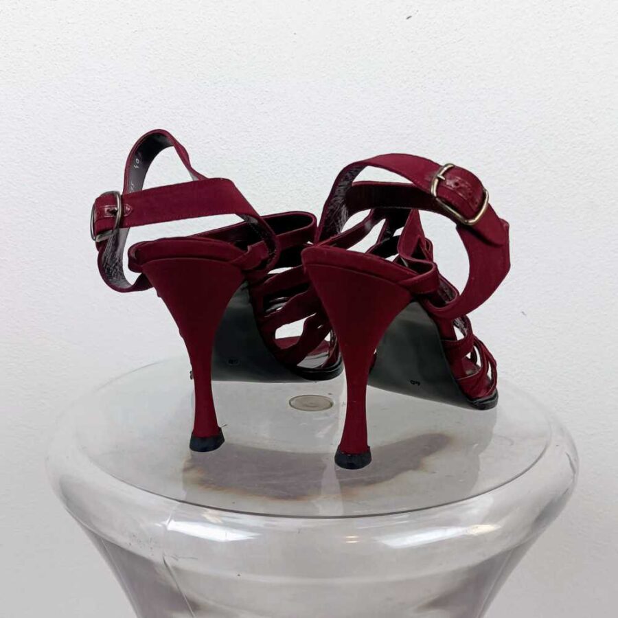 party shoes burgundy