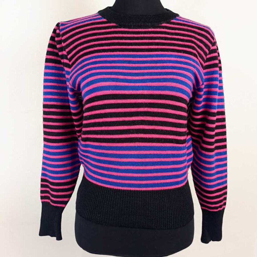 Yves Saint Laurent Tricots maglione a righe - immagine 3
