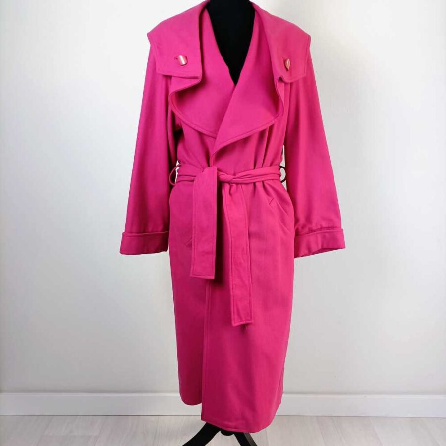 cappotto rosa vintage