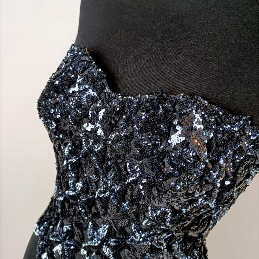 corsetto nero vintage Artraban