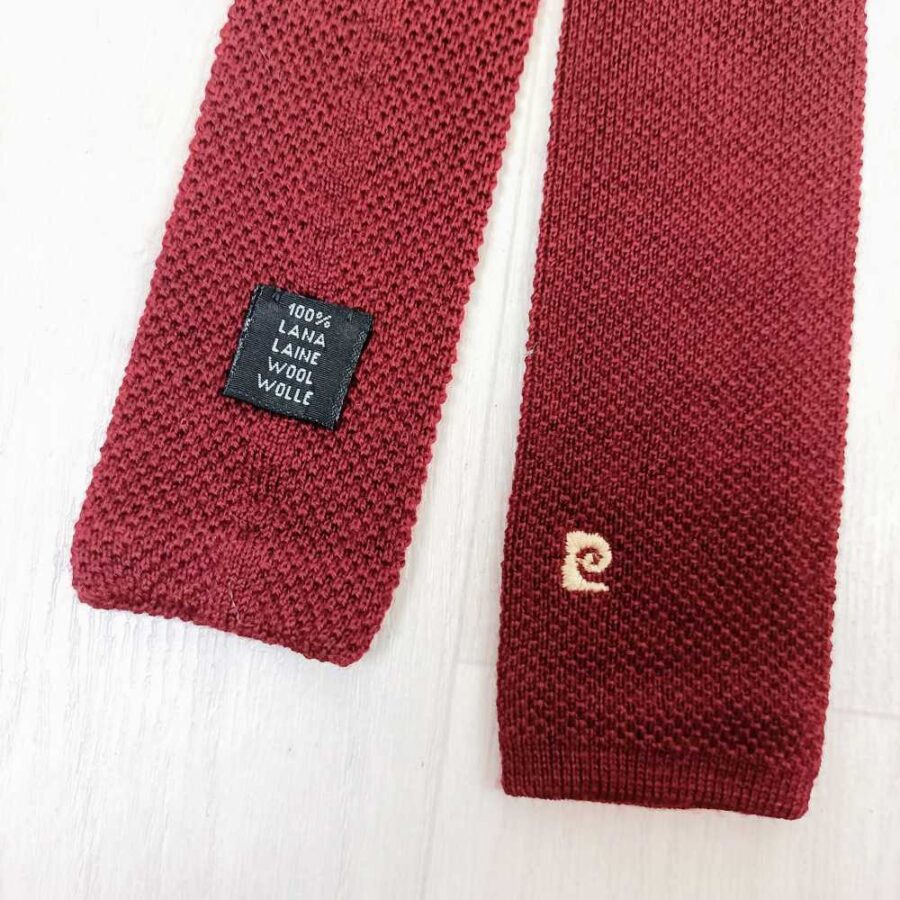 cravatta bordeaux lana