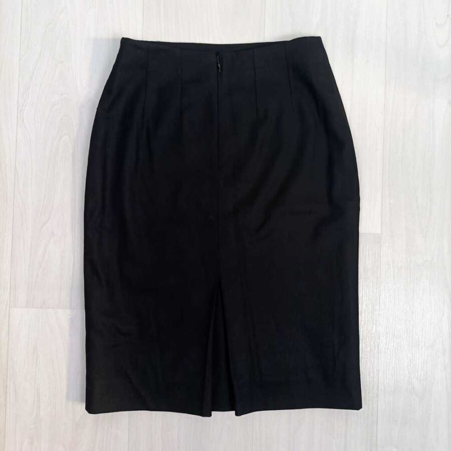 Dior vintage black pencil skirt