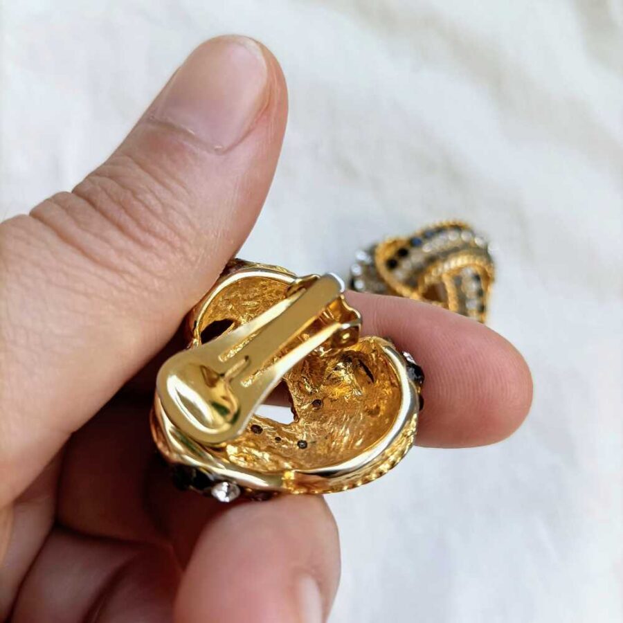 bijoux vintage online orecchini a clip