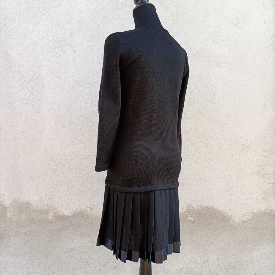 vestito nero invernale vintage