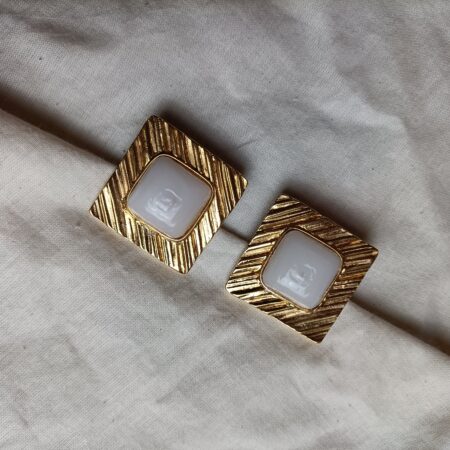 Orecchini YSL quadrati