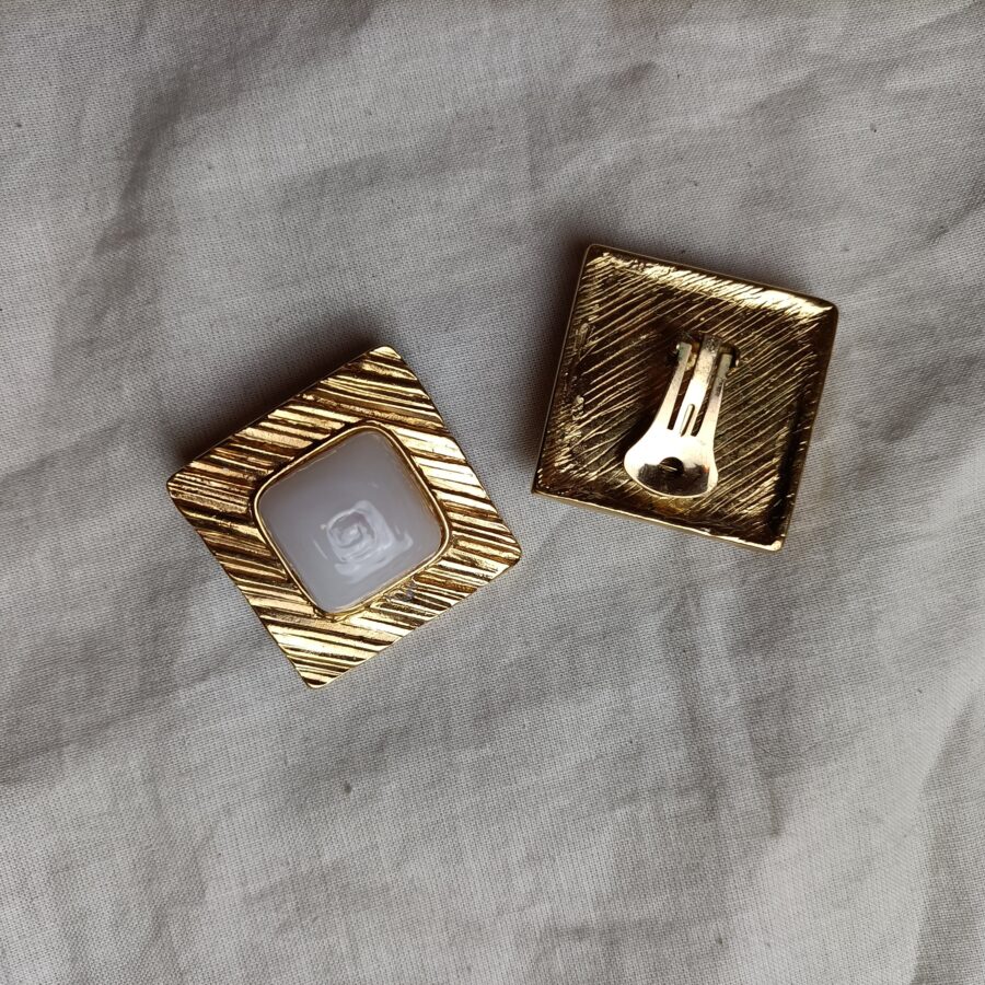 Orecchini YSL quadrati - immagine 6