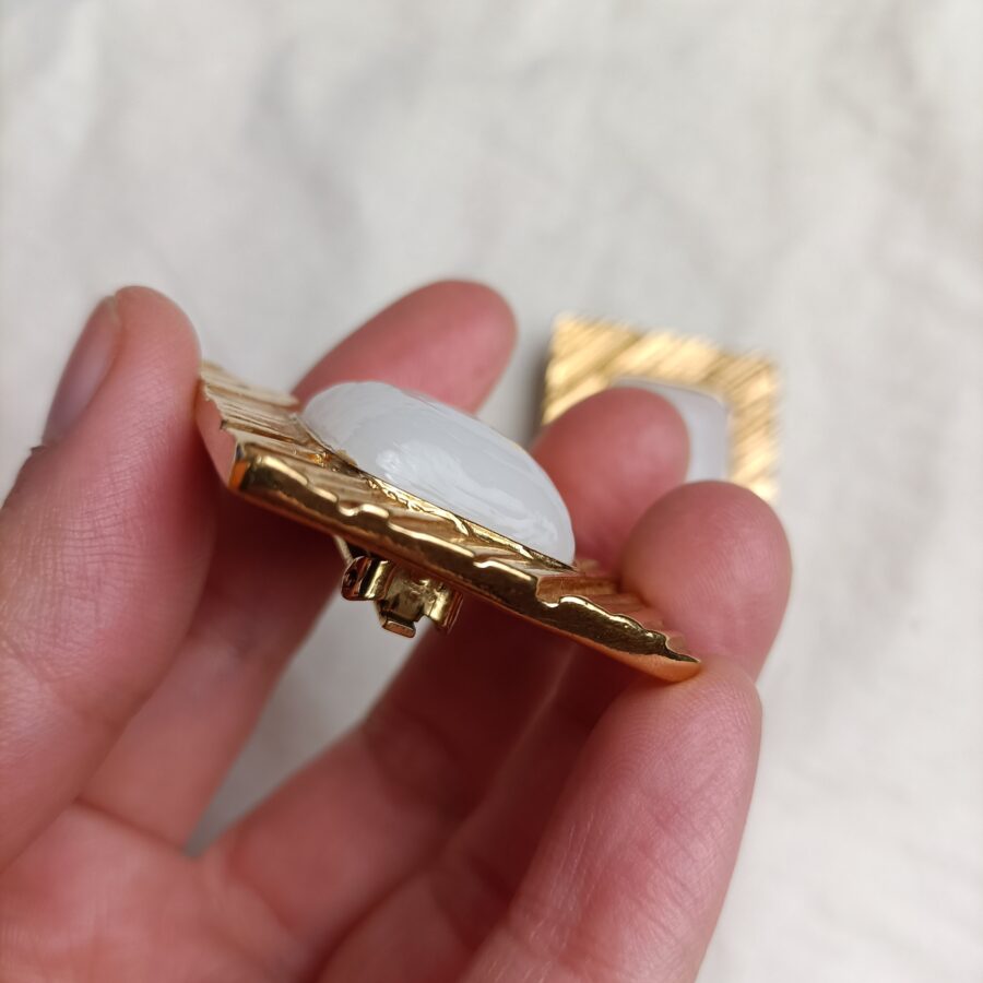 Orecchini YSL quadrati - immagine 4