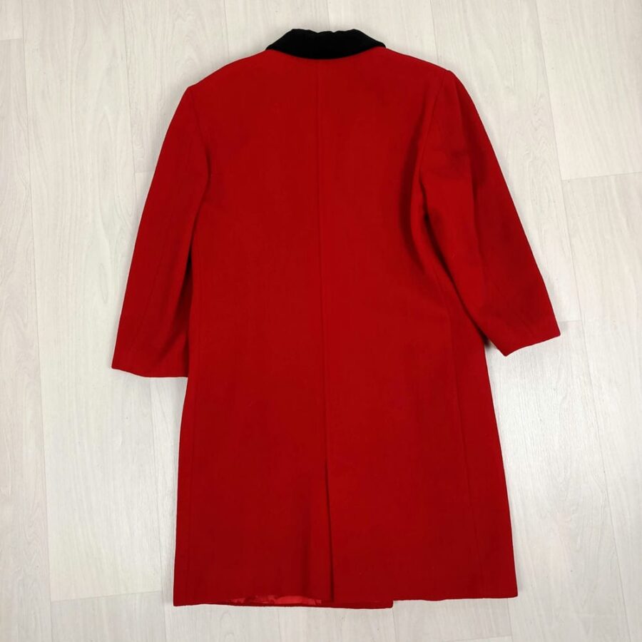 cappotto rosso vintage