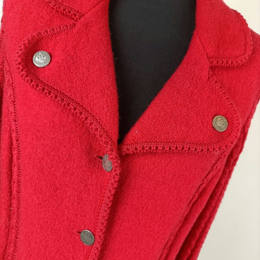 maglione vintage rosso Natale