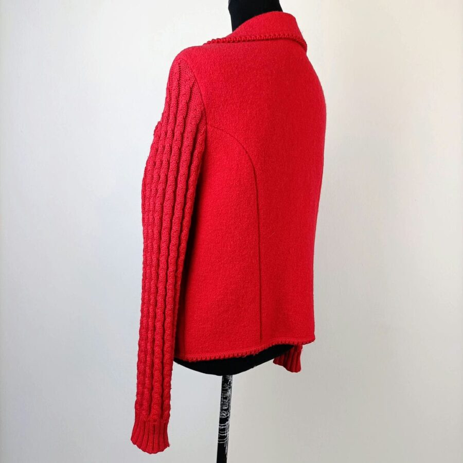maglione lana rosso