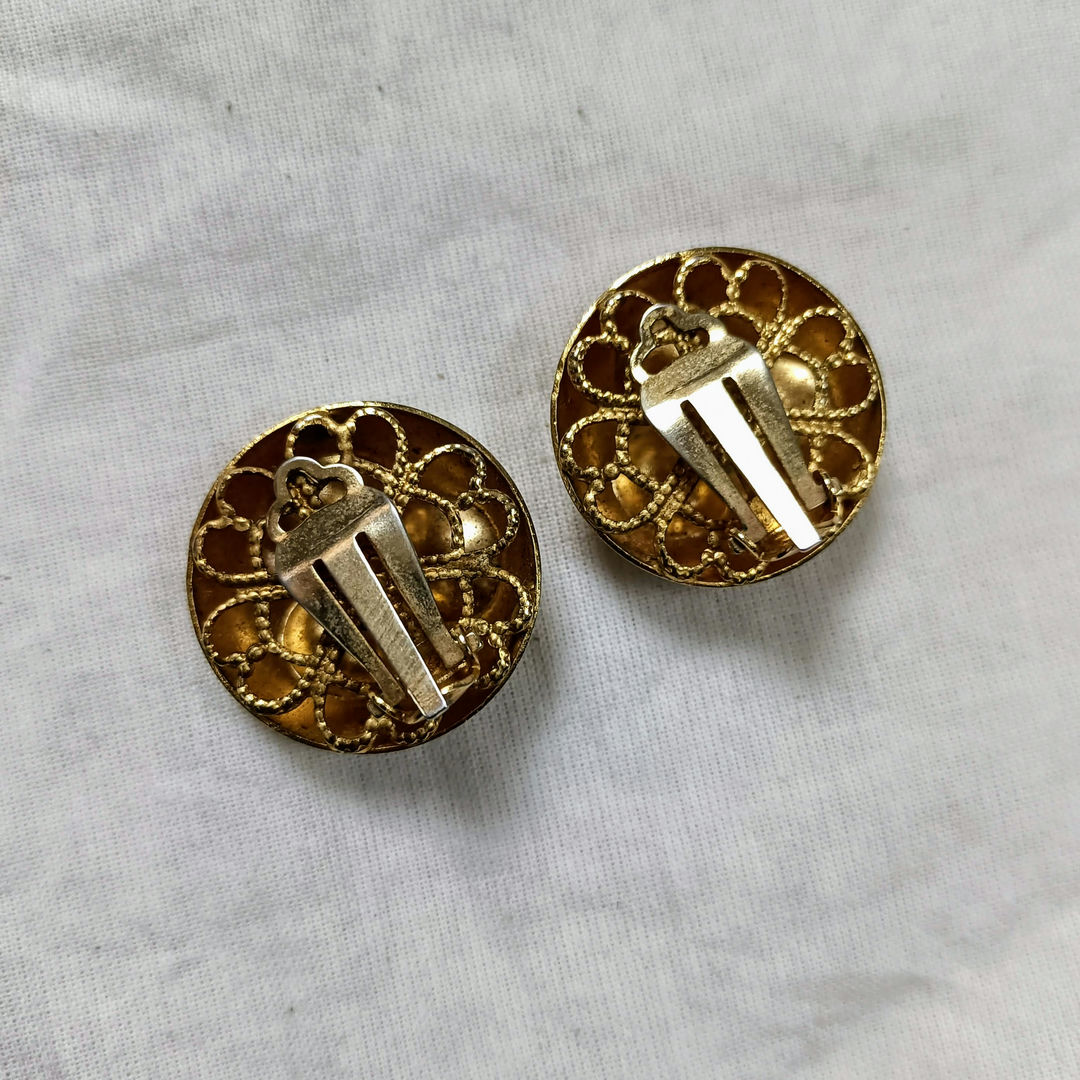 orecchini vintage 1980s