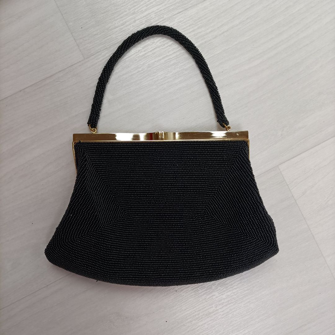 Borsetta da sera in perline anni 50 - immagine 2