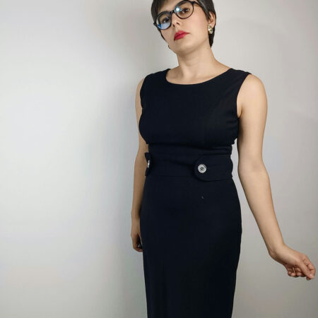 vestito nero vintage capodanno