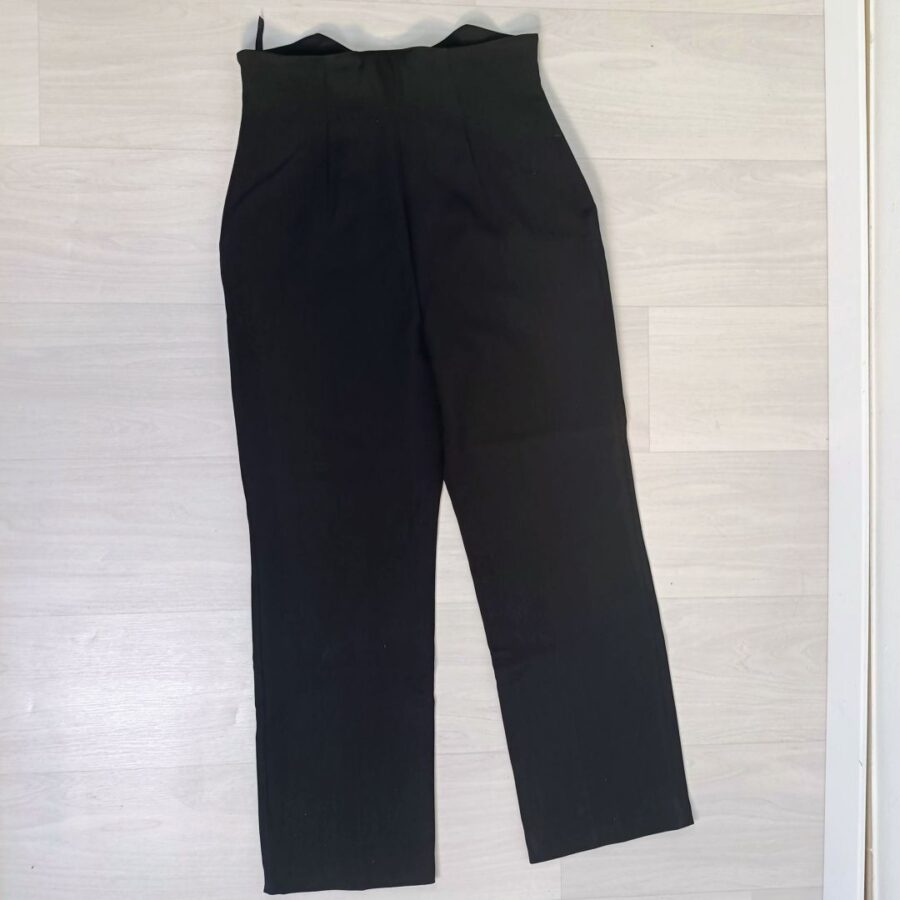 Gianfranco Ferrè pantaloni a vita alta neri eleganti - immagine 2