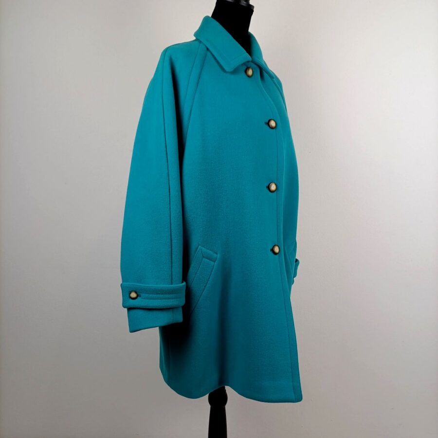 Cappotto verde acqua Les Copains - immagine 8