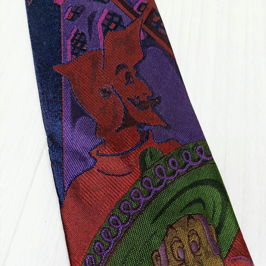 cravatta vintage in seta