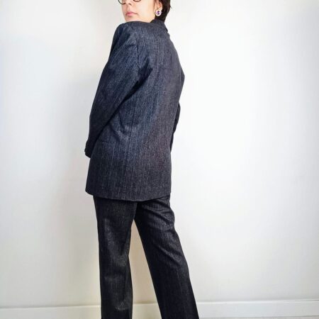 completo in lana pantaloni e giacca