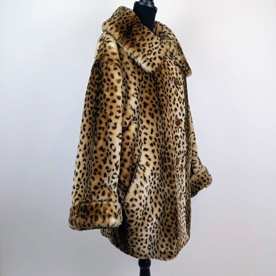 giacca leopardata vintage