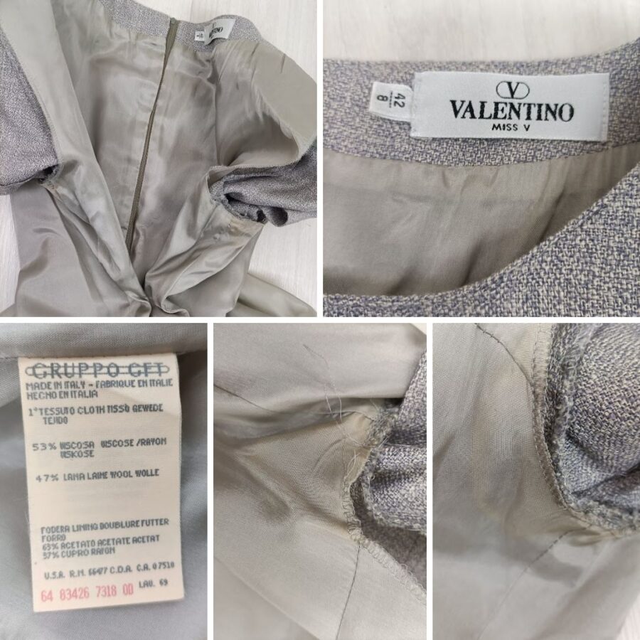 Valentino miss V vintage label