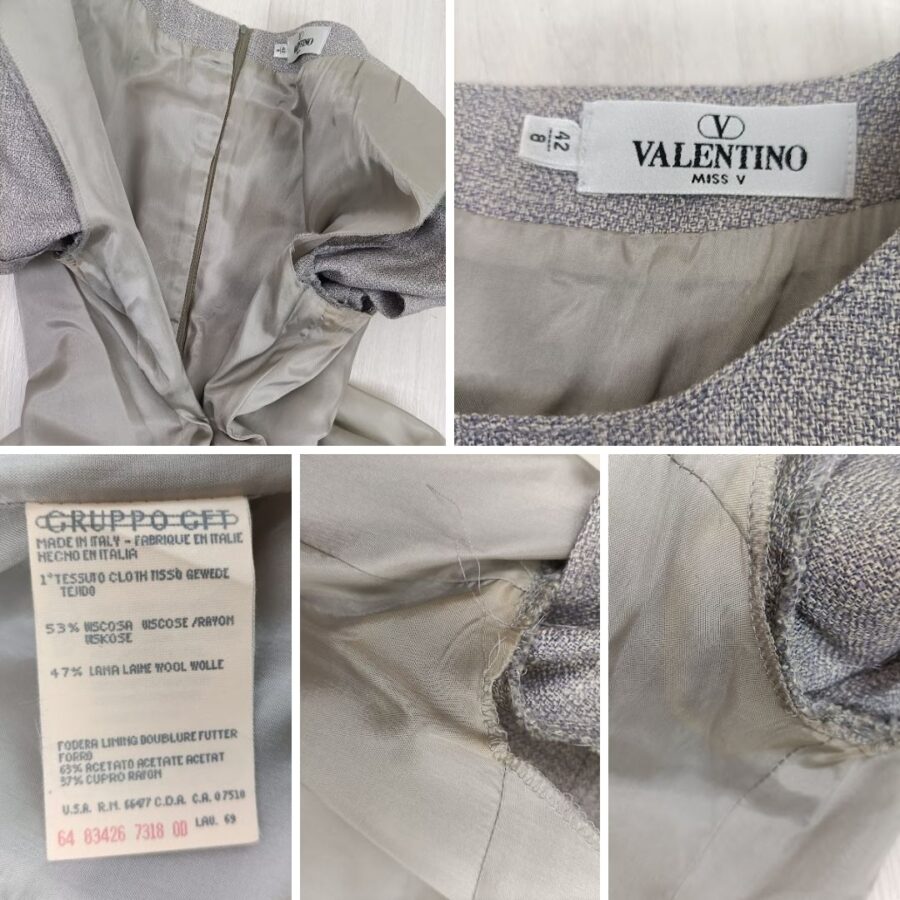 Valentino miss V vintage label