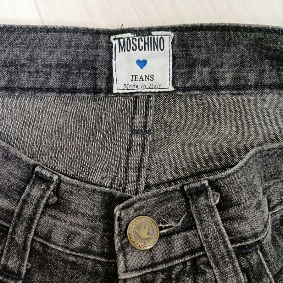 Moschino vintage jeans neri Pomella Vintage Shop